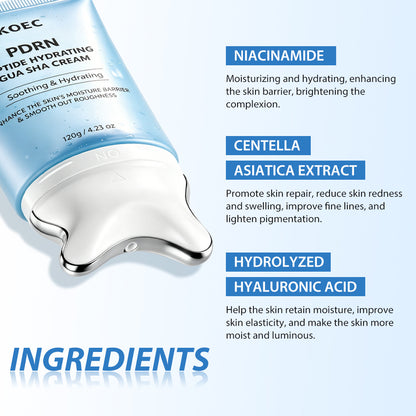 PDRN Peptide Hydrating Gua Sha Cream